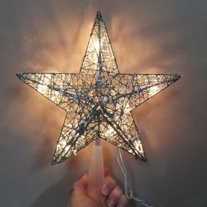 🌻Silver Lit Tree Topper